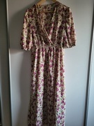 Sukienka maxi lato xl w kwiatki