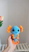 Aksolotl na szydełku handmade 