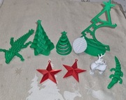 Choinka,Bombka,Reinfer,Płatki Śniegu,Smok,Krokodyl-3d Druk
