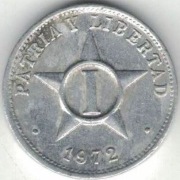 Kuba 1 centavo 1972 - 17 mm - nr 1