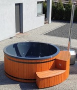 NOWA CAŁOROCZNA balia ogrodowa 6-8 osób średnica 220cm bogate wyposażenie