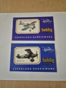 Opakowania E.Wedel hobby x 2