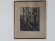 Obraz litografia 1918 r O.Hyndsburg