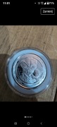 Alien Ghana 2022 5 cedis 2 z serii 1 oz Ag999 super stan srebrna moneta