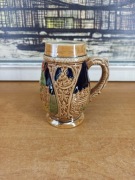 Ceramiczny kufel ozdobny / kolekcjonerski – motyw rustykalny