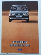 Prospekt Ford Fiesta.1982r.UNIKAT
