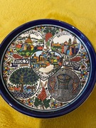 Ozdobny pamiątkowy talerzyk z Ziemi Świętej
