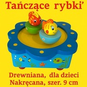 Pozytywka Goki Tańczące Rybki Nemo | Drewniana zabawka | Nr.kat 20052