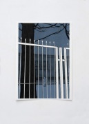 Nowa Huta, Centrum A - limitowany sitodruk artystyczny G. Makocka