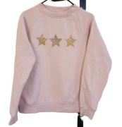 Bluza Next, 60% bawełna, pudrowy róż, rozmiar XS-S, 34-36