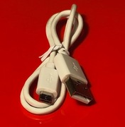 Kabel micro USB 50 cm - dość miękki ale solidny