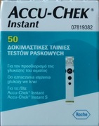 Paski testowe Accu-Chek Instant – 50 sztuk