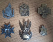 Zestaw odzak wojskowych pułkowych dobry start na rozpoczęcie kolekcji