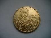 MONETA POLSKA  2 zł 2001 r JAN III Sobieski