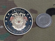 Challenge coin United States Army Veteran