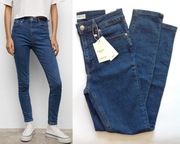 MANGO Teen spodnie jeans rurki skinny wysoki stan 14 15 16 lat