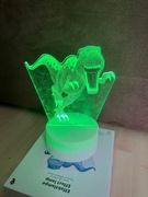 Wielokolorowa lampa efektowa - dinozaur 3D Flying Tiger
