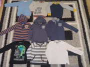 Bluzki chłopięce z długim rękawem 