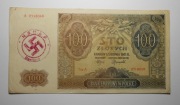 stary banknot 100 zł 1941 rzadki