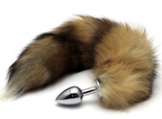 stalowy korek analny lisia kita ogon plug