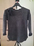 OUI sweter rozm. S czarny ombre 100% bawełna 