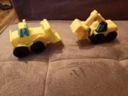 Zestaw Play Doh Koparka i spychacz