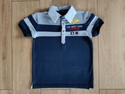 Koszulka polo z kołnierzykiem bluzka krótki rękaw 134/140