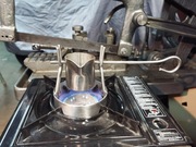 Kociołek do topienia ołowiu na kuchenkę gazową