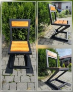 Siedziska ogrodowe industryjalne 