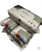 Chusteczki nawilżane bezzapachowe clip 80 sztuk firmy ABENA.