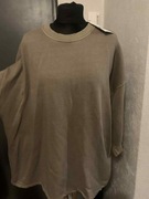 ZARA bluza wdzianko casual dresy oversize fango dekatyzowana efekt sprania