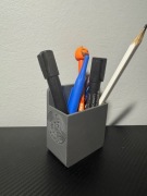 Organizer magnetyczny na lodówkę na długopisy – PETG, 4x magnes N38