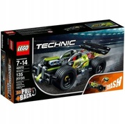 LEGO Technic, klocki Żółta wyścigówka, 42072