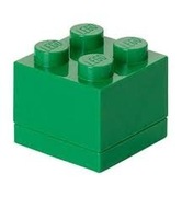 Lego Mini Box  w kolorze ciemnozielonym