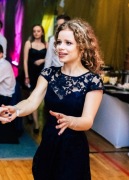 Granatowa sukienka balowa rozmiar 34 Young Couture