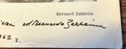 Bernard ZAKHEIM – Uczeń Diego Rivery! 2 UNIKATY z dedykacją (1962)
