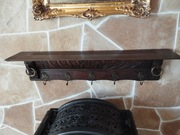 Półka , wieszak dębowy 