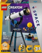 LEGO Creator 3w1 - Teleskop do odkrywania kosmosu (31378)