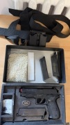 ASG Tokyo Marui SIG P226 RAIL GBB + 2 magazynki + pas Helikon z ładownicą