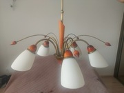 Żyrandol,  5 żarówek,  na hak,  Polska 