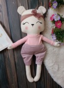 Miś maskotka handmade szyta prezent roczek wzory