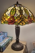 Lampa stołowa witrażowa, piękna, stylowa, kurier GRATIS!