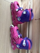 Rolki regulowane Oxelo Play 3 (Decathlon) Różowe