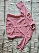 Koszula damska w biało-czerwone paski z rękawami 2/3 L.