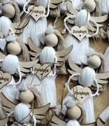 Aniołek zawieszka podziękowanie Komunia Święta Chrzest 