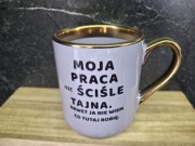 Kubek do pracy ściśle tajnej