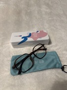 Okulary oprawki Firmoo wzór panterka czerń brąz