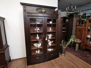 Dębowa biblioteczka witryna  antyk 787/2025 