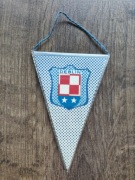 Proporczyk DĘBLIN unikatowa pamiątka z okresu PRL-u Szkoły Orląt