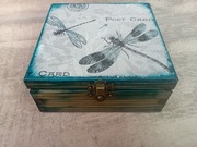 Szkatułka drewno ważki WYPRZEDAŻ